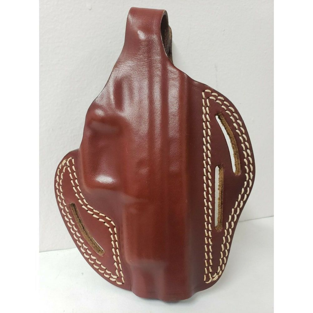 VEGA H 153 QUICK RELEASE BROWN LEATHER HOLSTER SECURITY MILITARY POLICE NWOT